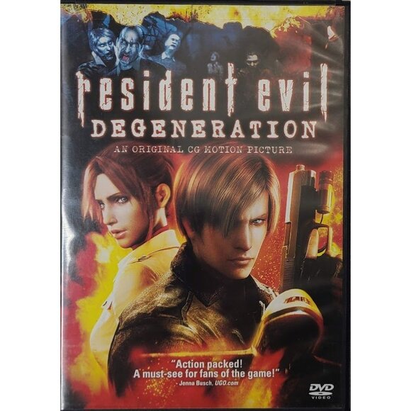 Sony Other - Resident Evil Degeneration Sony Pictures DVD 2008 Sci-Fi Horror CGI Thriller